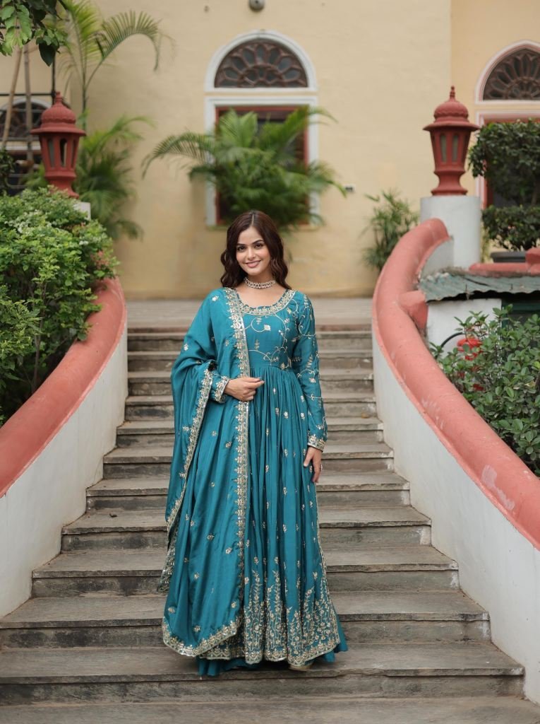 rama exclusive premium designe 1732021621 Rama Exclusive Premium Designer Readymade Top Sharara Suits With Fancy Dupatta