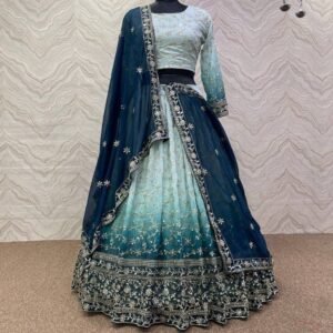Rama Exclusive Wedding 5MM Sequence And Embroidered Lehenga Choli