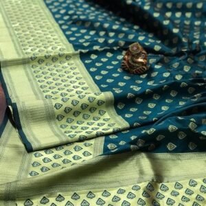 Rama Vani Butta Pure Banarasi Silk Saree