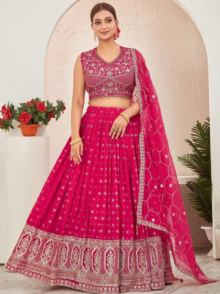 rani pink embroidered readymad 1715084190 Rani Pink Embroidered Readymade Lehenga Choli