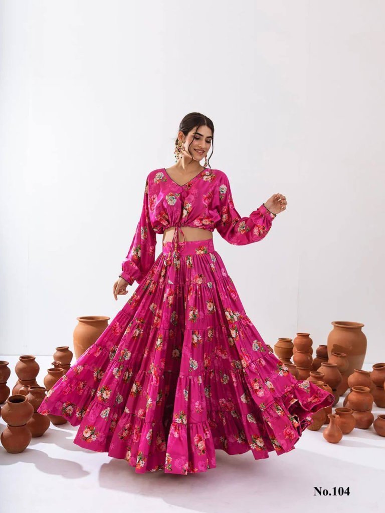 rani pink indo western attire 1732871745 Rani Pink Indo Western Attire