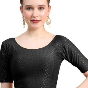 Readymade Round Neck Blouse Soft Cotton Lycra