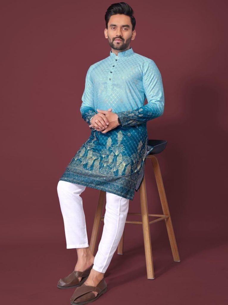 reymond sky blue kurta payjama 1734688017 Reymond Sky Blue Kurta Payjama