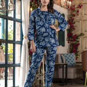 Richierevise Digital Printed Co ord Set With Jacket