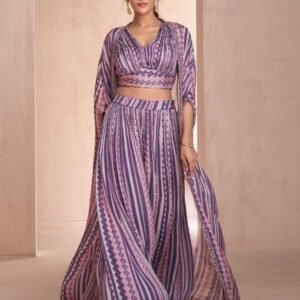 Sayuri Designer Present Lavender palazzo set