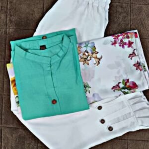 Stylish Batli Colour Cotton Kurtis