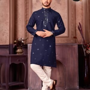 Stylish Blue Kurta with Pyjama for Every Mens