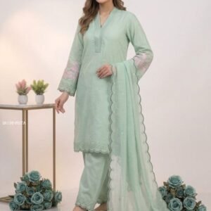 Stylish Ethnic Suit Set for Women with Cut Work Design