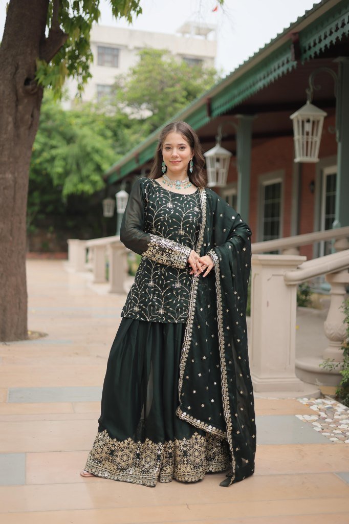 stylish premium designer ready 1732703909 Stylish Premium Designer Ready Made Kurti Palazzo Dupatta Collection