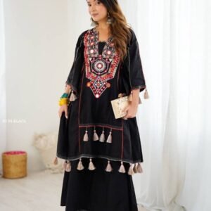 Super Solid Black Plus Size Cord Set