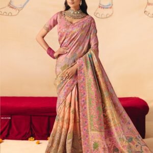 Tathasu Anaara Heritage Dola Silk Saree