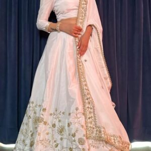 Traditional Zari And Sequens Silk Lehenga Choli