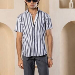 Trending Black and White Cotton shirt