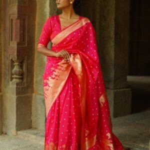 Trending Soft Silk Pink Saree