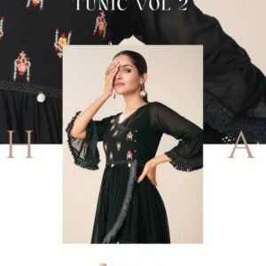 Vamika NX Georgette Designer Tunic Vol 2 by Fab Funda