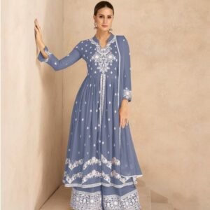 Vamika Present LAKHNAVI VOL 6 Rayon Ready Made Suit