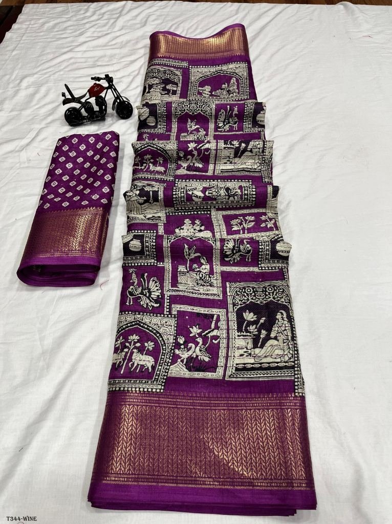 wedding collection wine dola s 1724398172 Wedding Collection Wine Dola Silk Saree