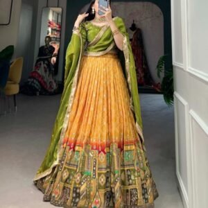 Wedding Muster Pure Viscose Jacquard Silk Lehenga Choli