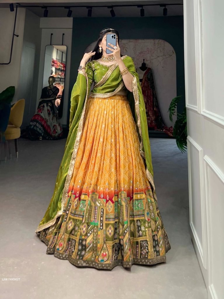 wedding muster pure viscose ja 1712990855 Wedding Muster Pure Viscose Jacquard Silk Lehenga Choli