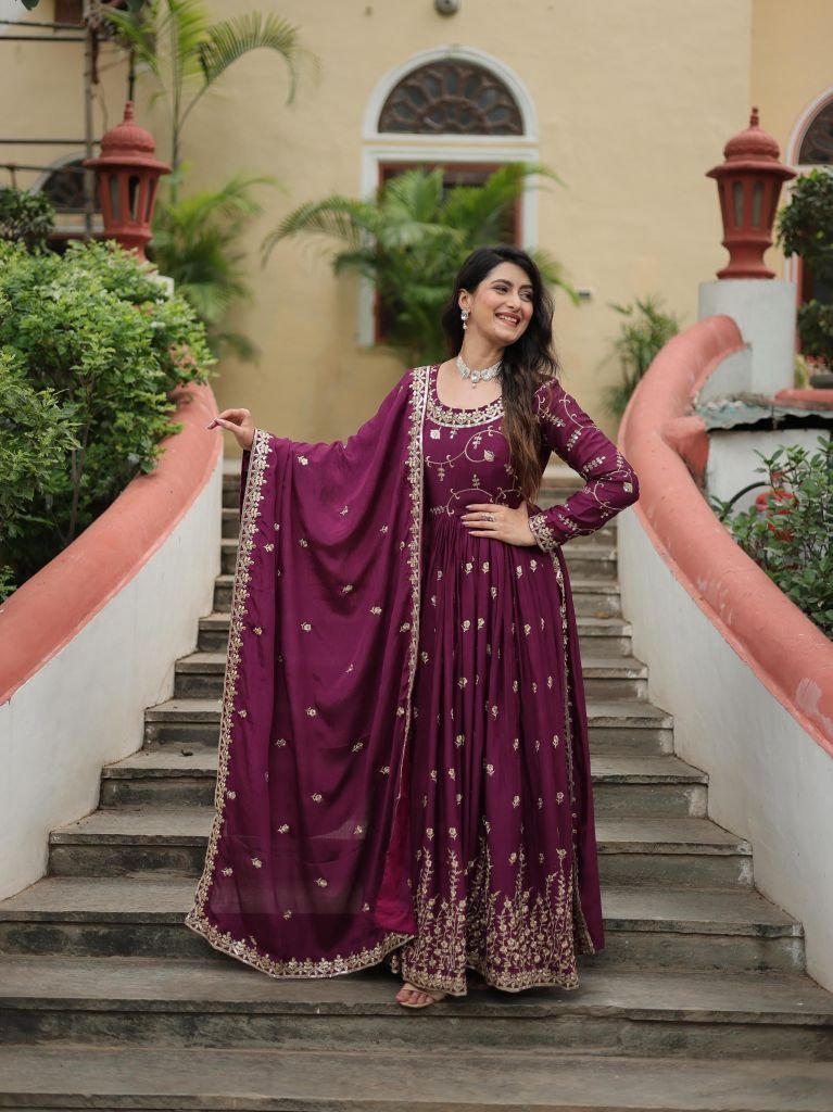 wine exclusive premium designe 1732021731 Wine Exclusive Premium Designer Readymade Top Sharara Suits With Fancy Dupatta