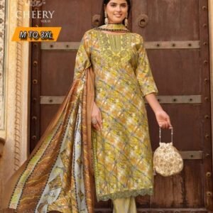 Women Wear Lemon Yellow Kurti Pant Set