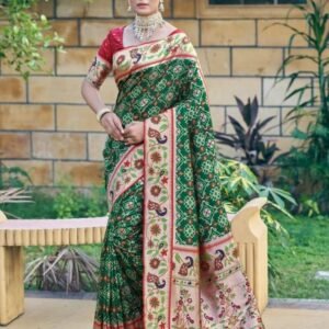 Women Wear Paithani Saree With Colorful Tassels