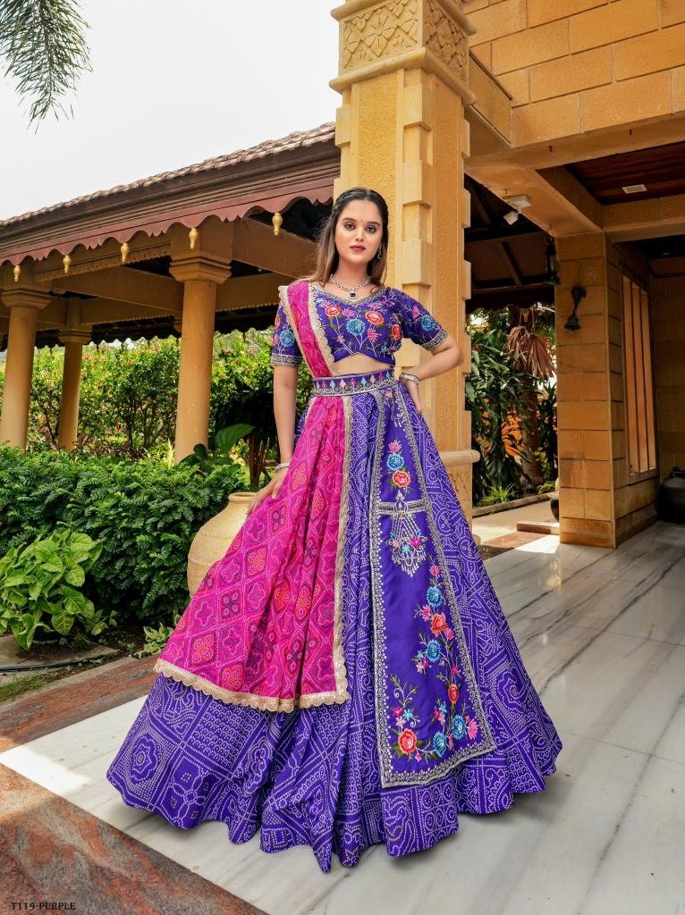 women wear purple pure georget 1718974836 Women Wear Purple Pure Georgette Lehenga Choli
