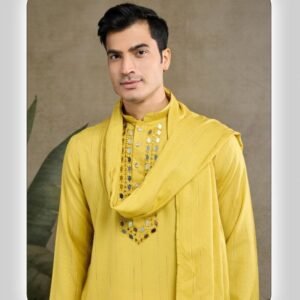 Zari Weaves Vol 1 Mens Kurta With Dupatta