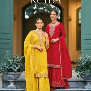 Zaveri Rutba Series 12501251 Heavy Roman Silk Suit